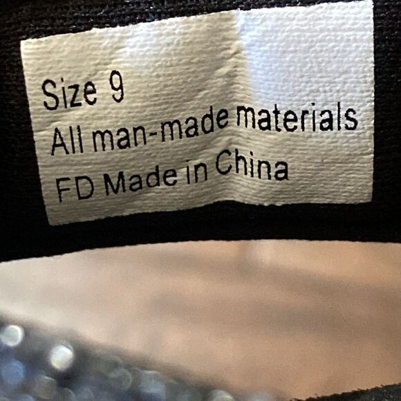 Volatile Women's Black Wedge Sandals Size 9 - Picture 8 of 14